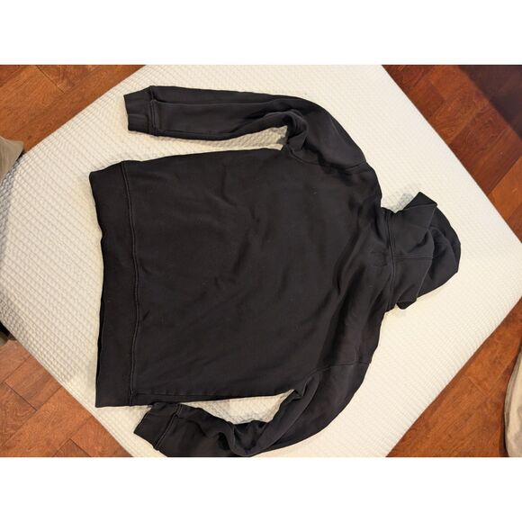 GAP Boys Hoodie – Size S – Black Fleece – Bold Logo Pullover - Picture 2 of 3